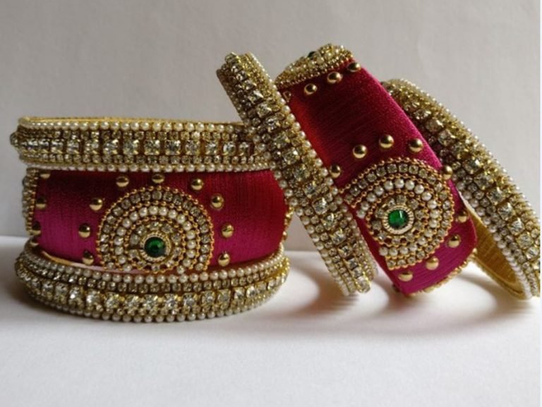 Handmade Silk Thread Jewellery design 3