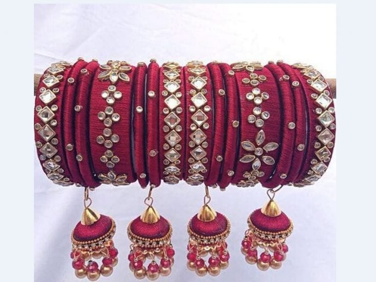 Handmade Silk Thread Jewellery design 4