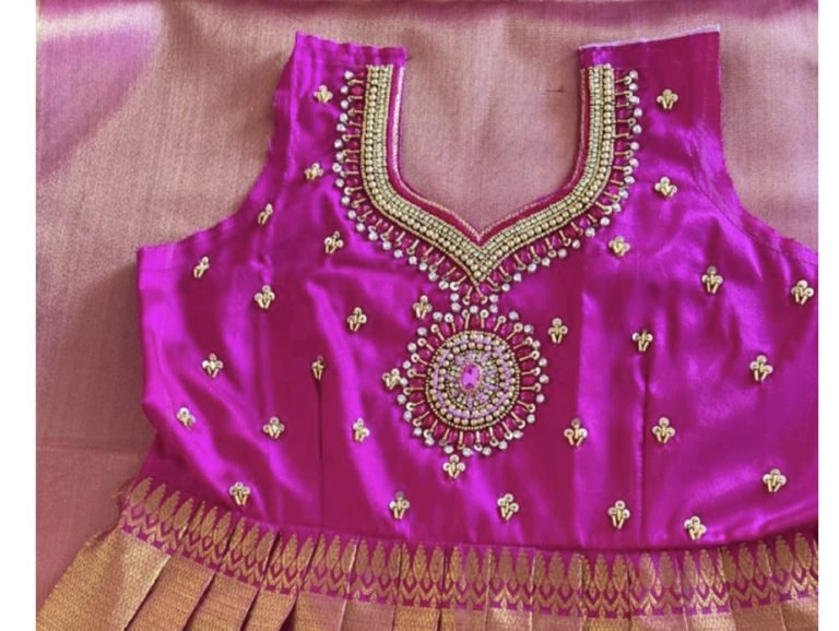 Kuttis Pattu Pavadai design 4