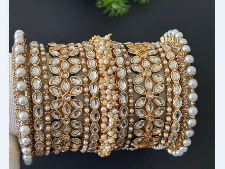 Kundan Bangles design 4